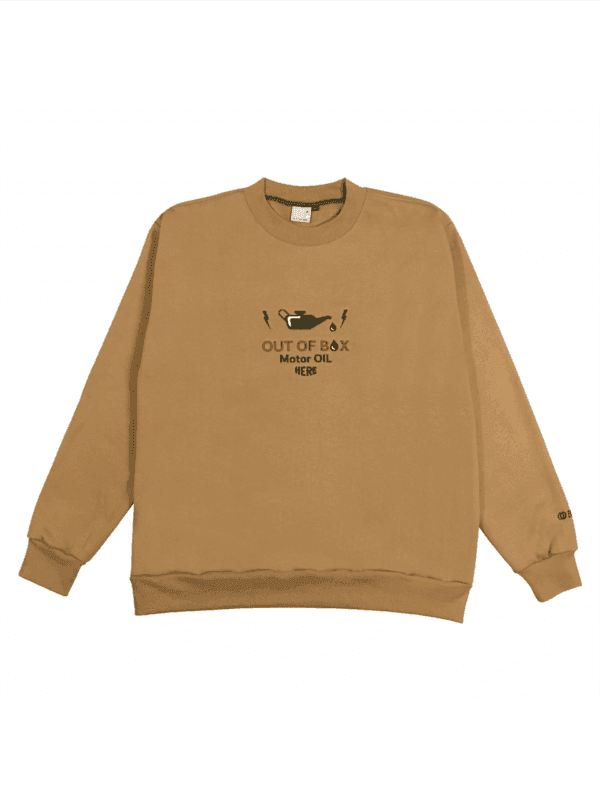 Crewneck Motor Oil - Caramelo