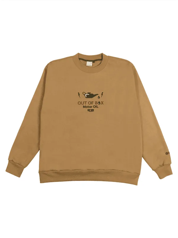 Crewneck Motor Oil - Caramelo