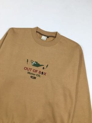 Alternative view of Crewneck Motor Oil - Caramelo
