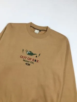 Alternative view of Crewneck Motor Oil - Caramelo
