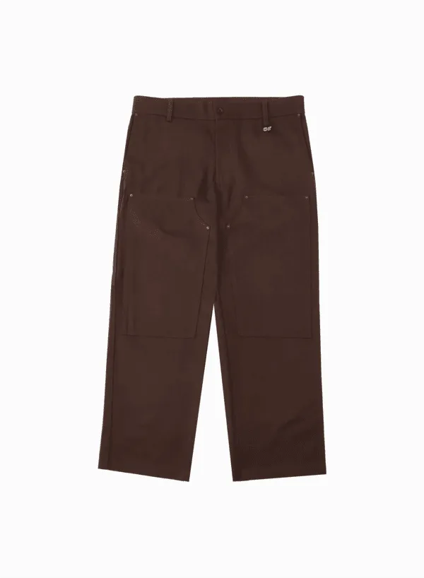 Calça OOB carpenter double knee - Marrom