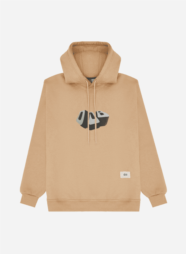 Moletom Hoodie OOB block V2 - Bege