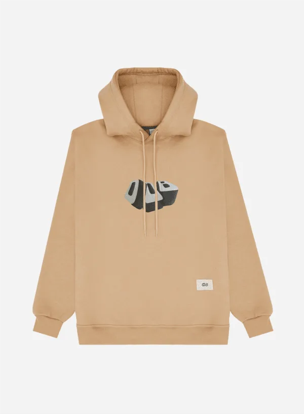 Moletom Hoodie OOB block V2 - Bege