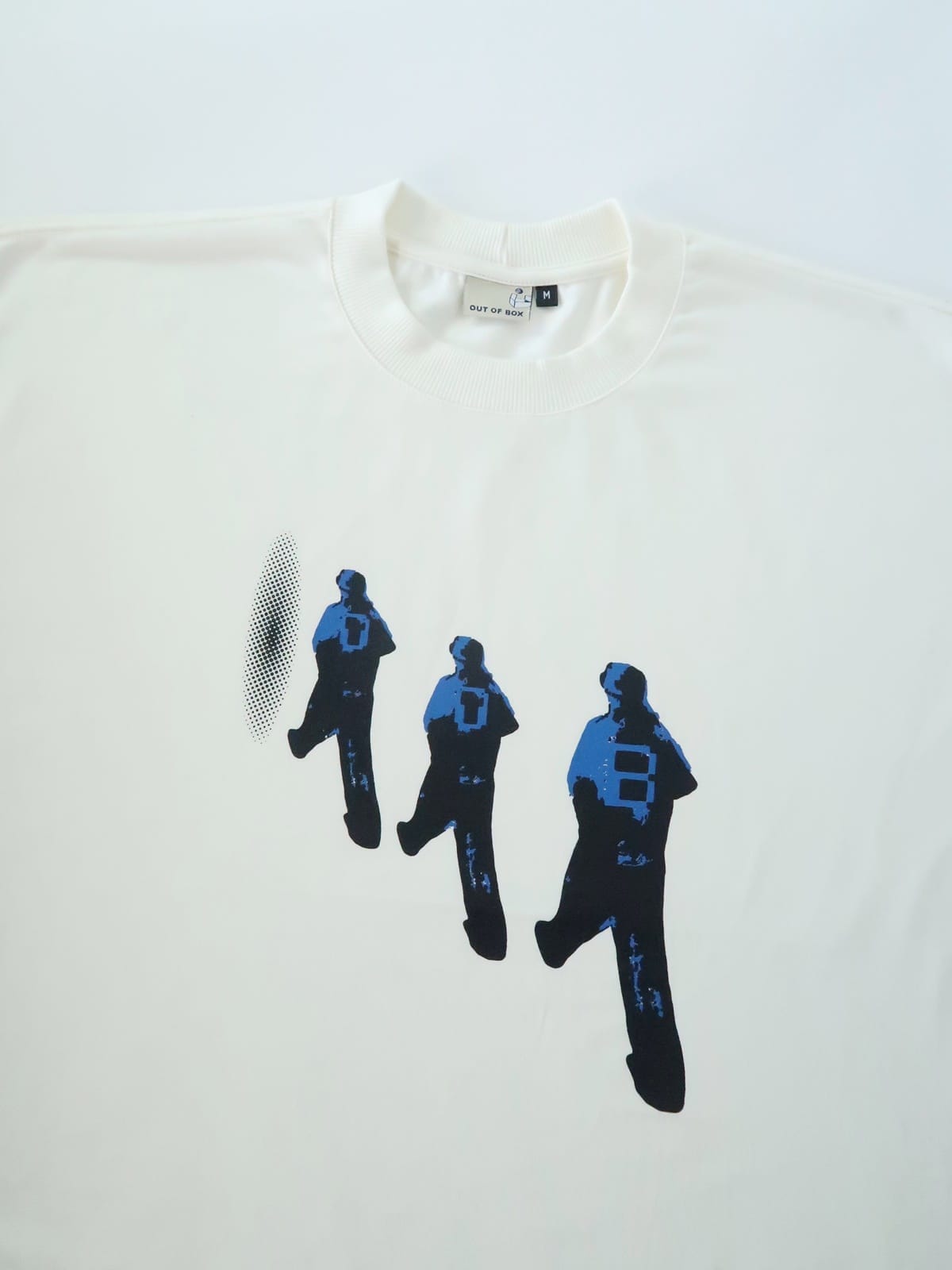 Camiseta Out Of Box portal - Off white - Imagem 3