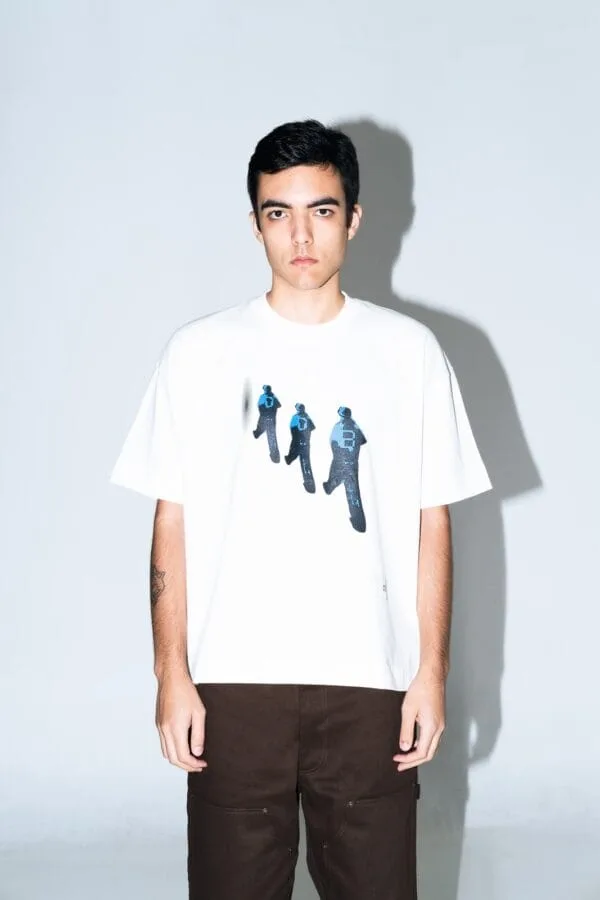 Alternative view of Camiseta boxy Out Of Box portal - Off white