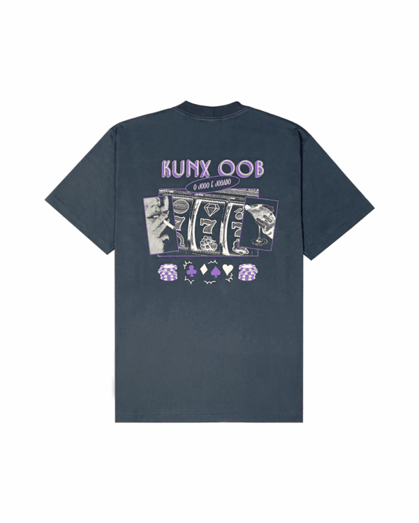 Camiseta Out Of Box X Kunx - Cinza